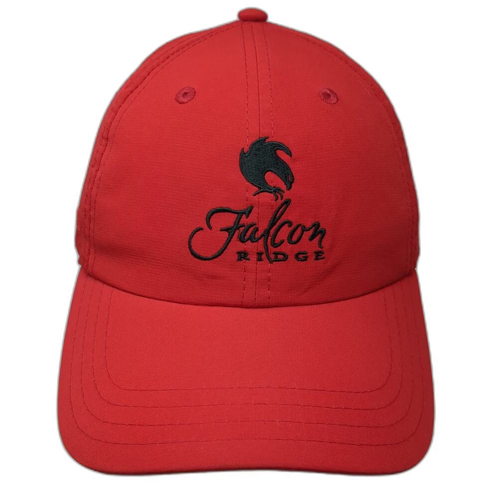Pukka Baseball Cap Red One Size Falcon Ridge Mesquite Perforated Strapback Hat